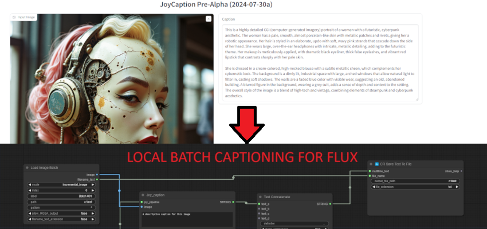 Batch captioning with JoyCaption in ComfyUI for Flux - FREE - LOCAL